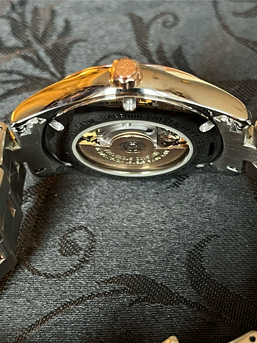 Thumbnail: Frederique Constant Double Heartbeat Steel/Rose Gold PVD 34mm LNIB SOLD