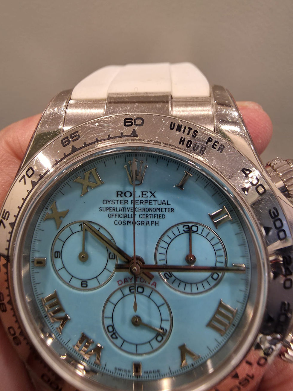 Thumbnail: Rolex Daytona Beach Turquiose Tiffany Dial Overcomplete Set UNPOLISHED