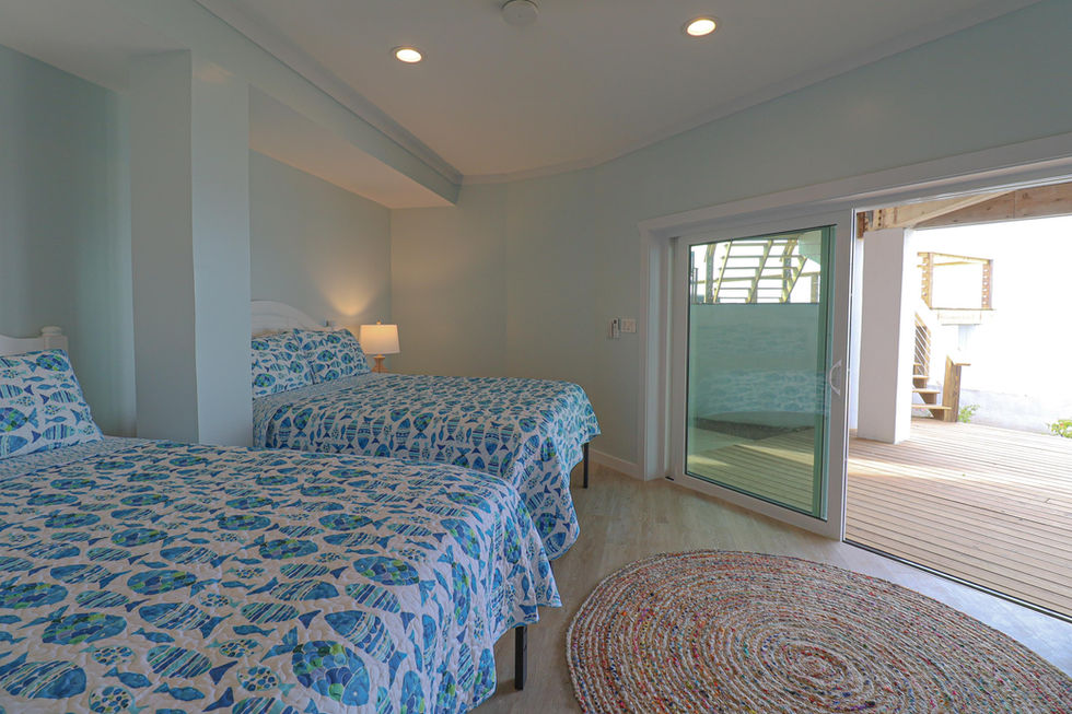 Rock Point, "Below Deck" Double Queen Suite with Double Stowaway Twin Beds,  Elbow Cay, Vacation Rental, Water Front, Abaco, Bahamas, Tahiti Beach 