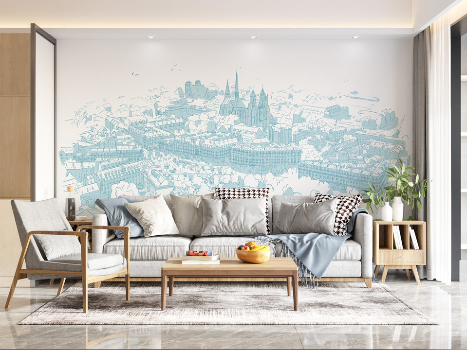 Papier peint dijon justine stevenot