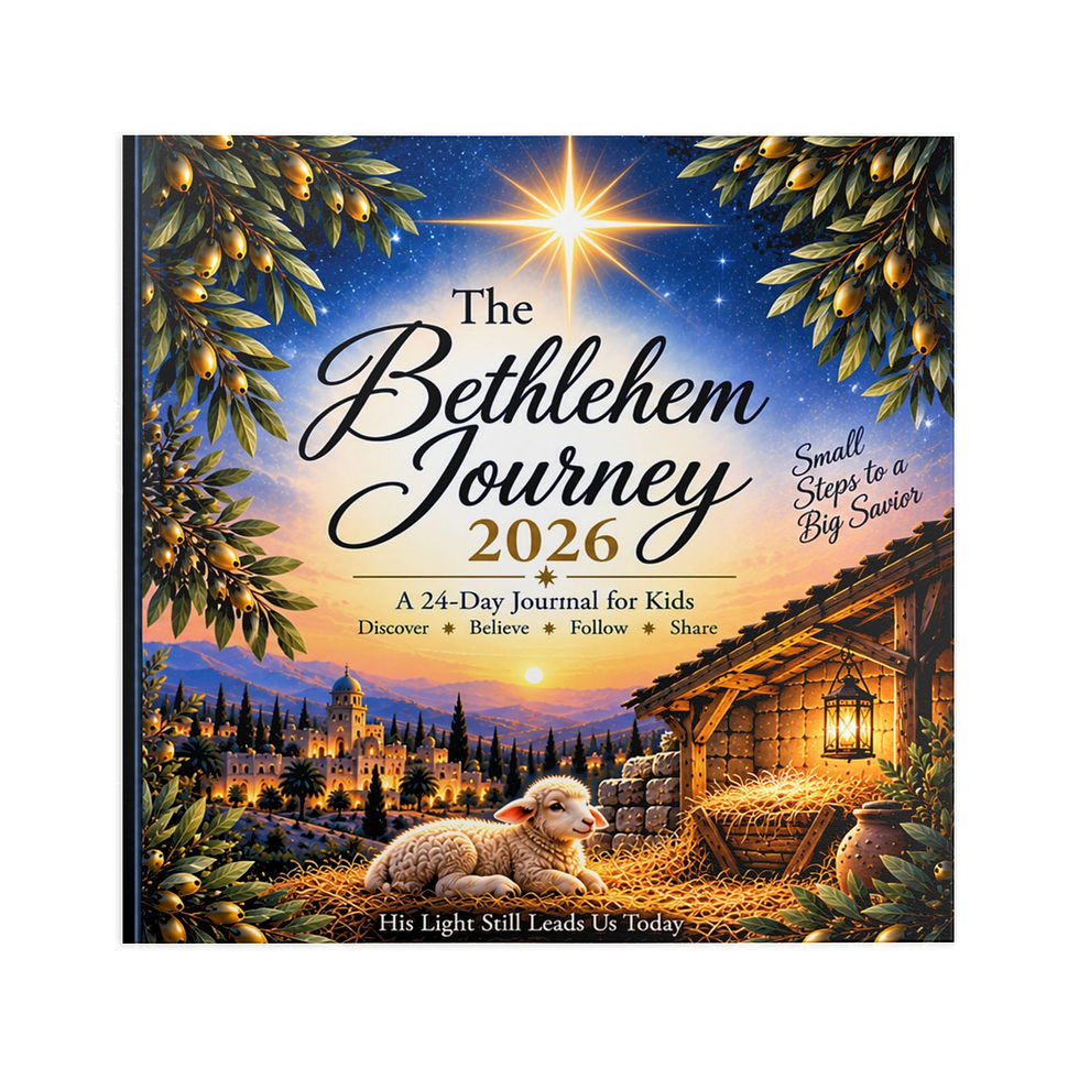 Bethlehem Journey 2026 24-day Christian Christmas book for children and families