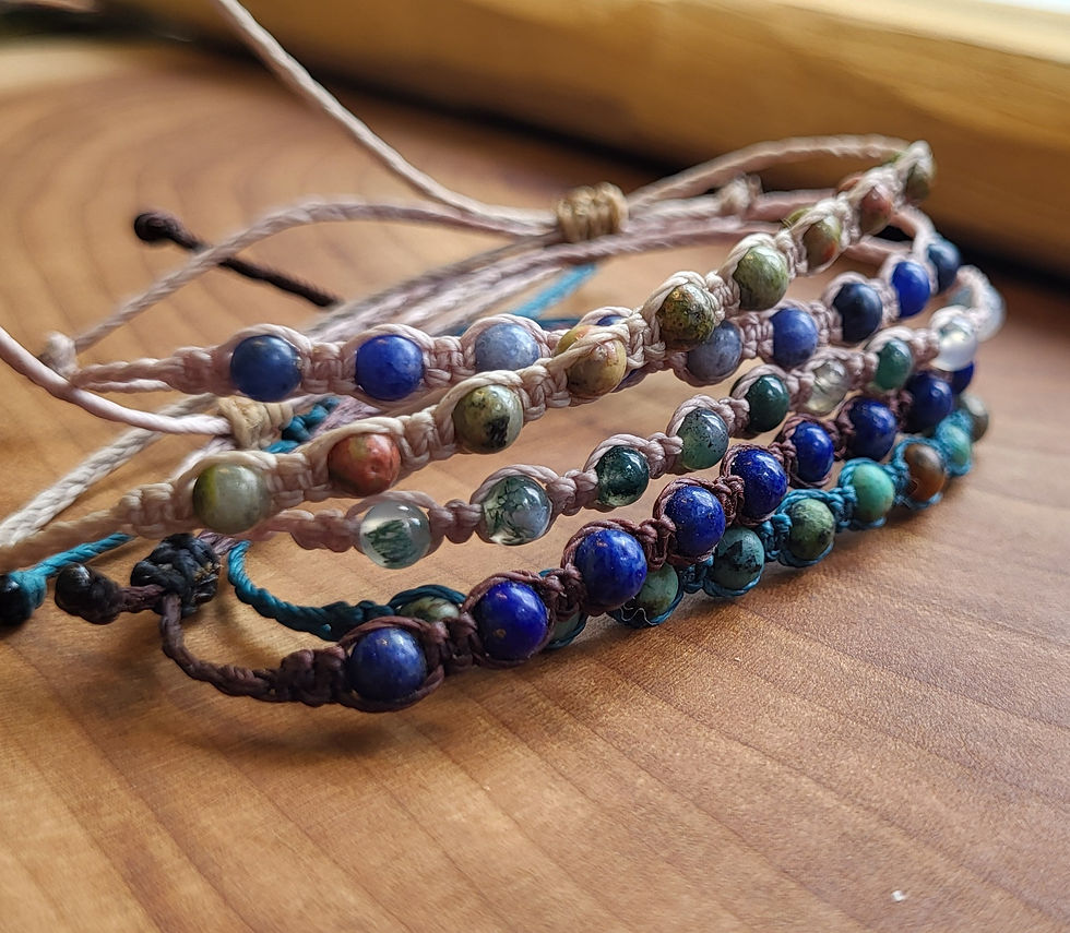 Miniature : Les petites boules 4mm // unakite sodalite agate mousse lapis lazuli chrysocolle