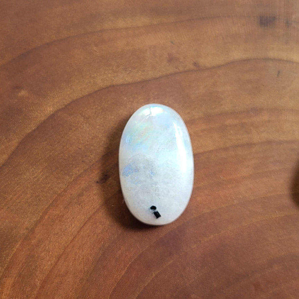 Thumbnail: Indian moonstones (white labradorites) small-medium for sale individually