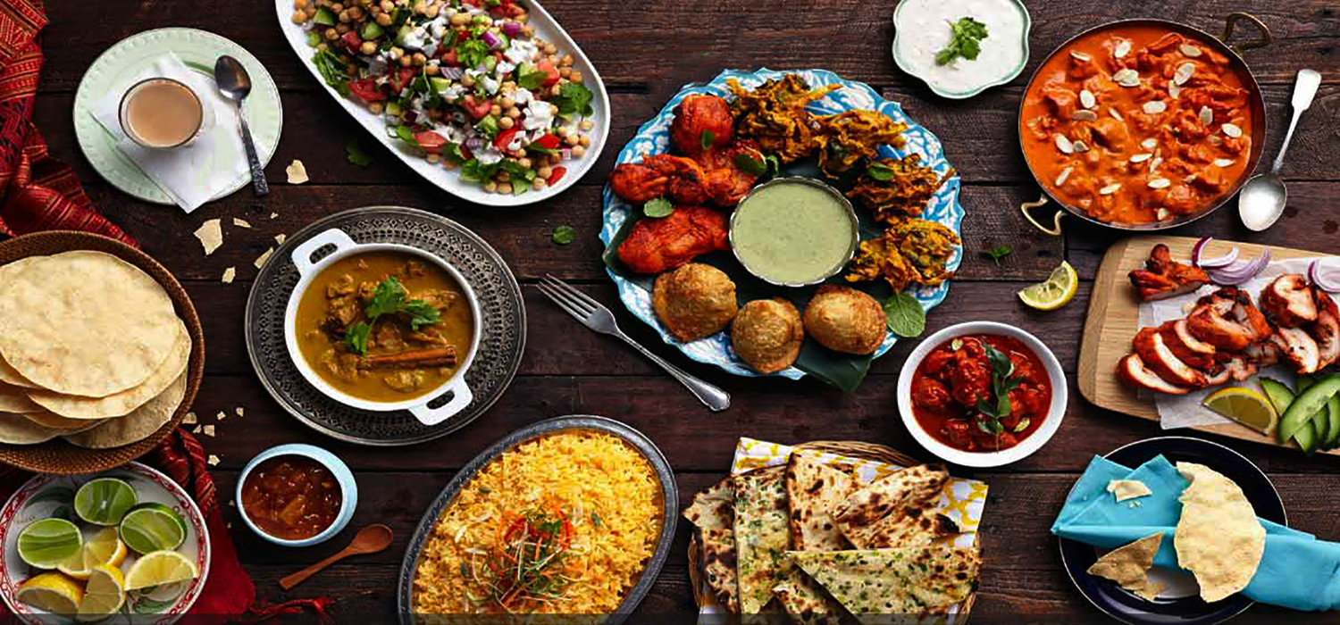 Arranged Food and Objects