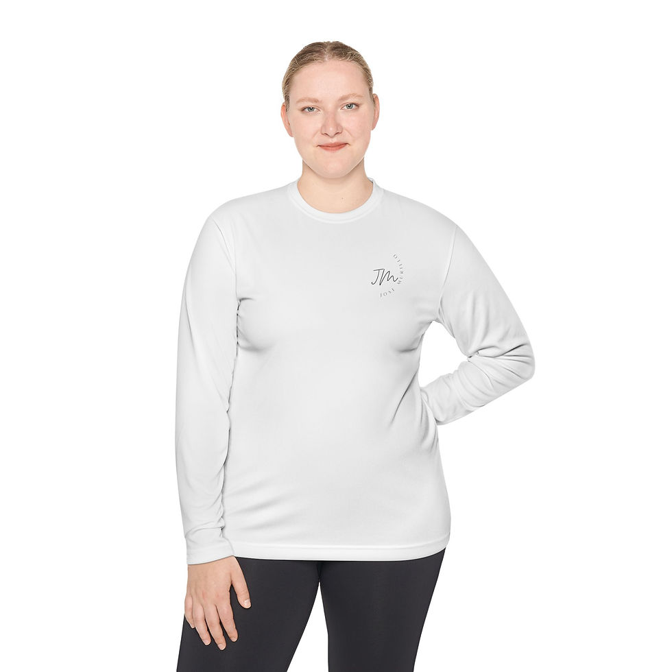 Thumbnail: Personalized Unisex Long Sleeve Tee - Customizable JM Signature Design