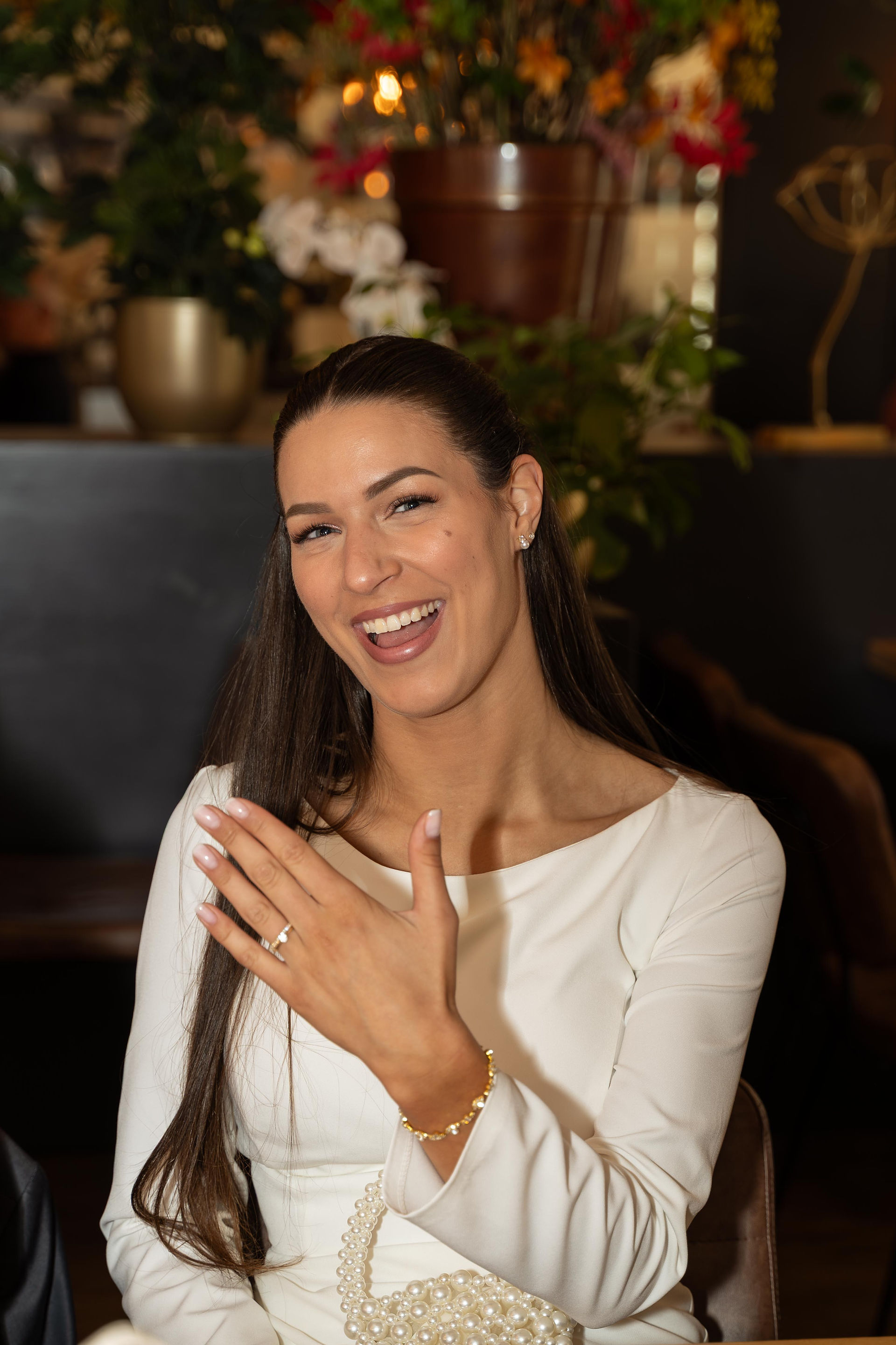 ring shot tijdens brunch