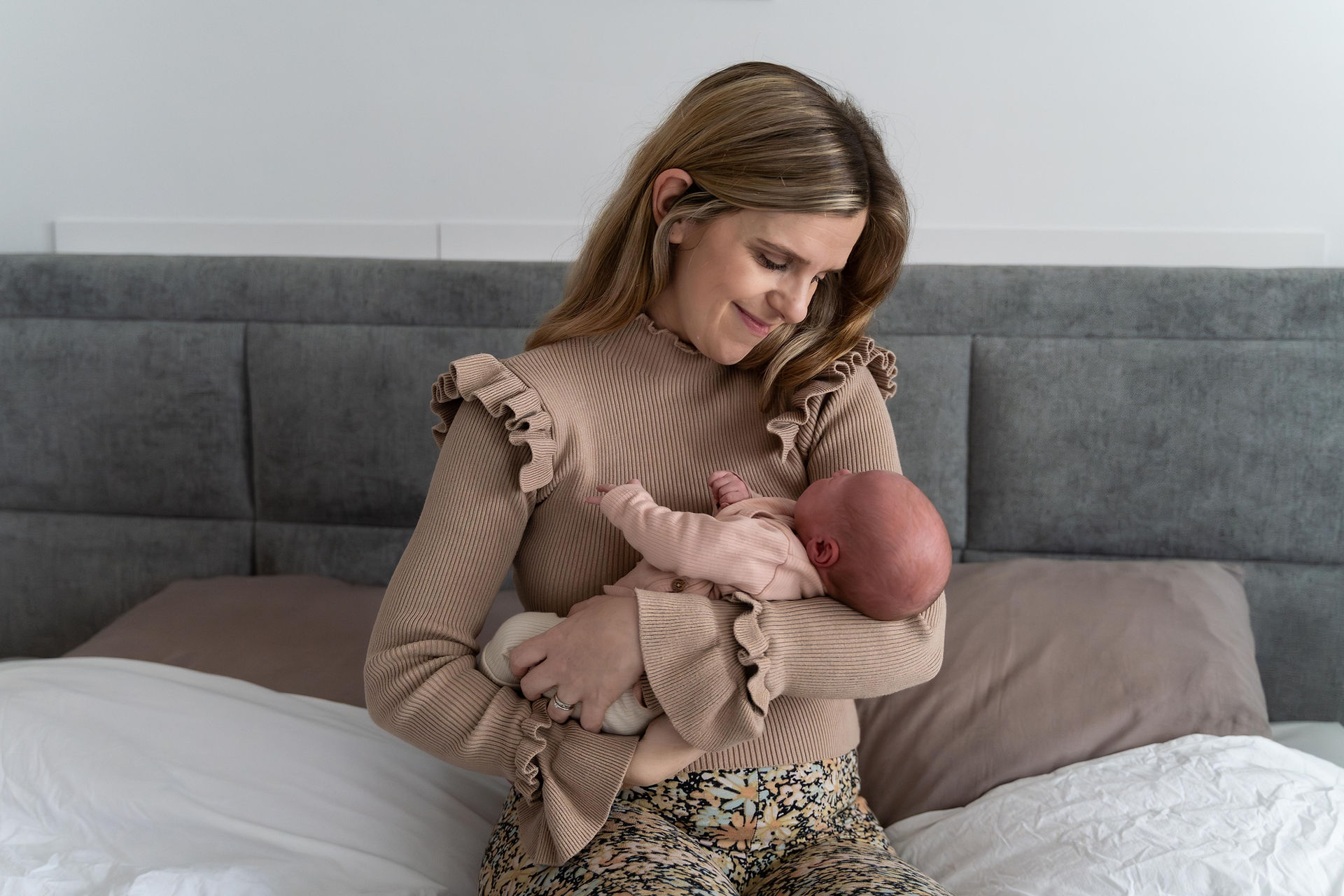 newborn shoot thuis 