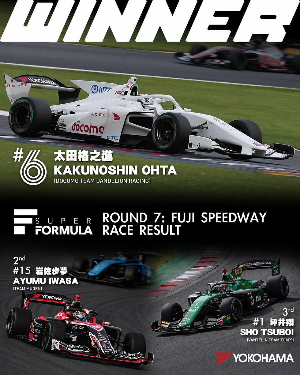 SUPER FORMULA Round 7 賽果