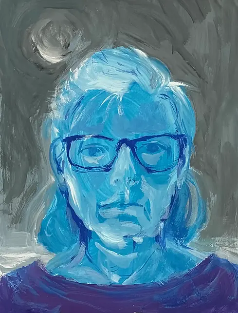 Sarah Sorenson Painted Self Portrait October 10 2025.webp
