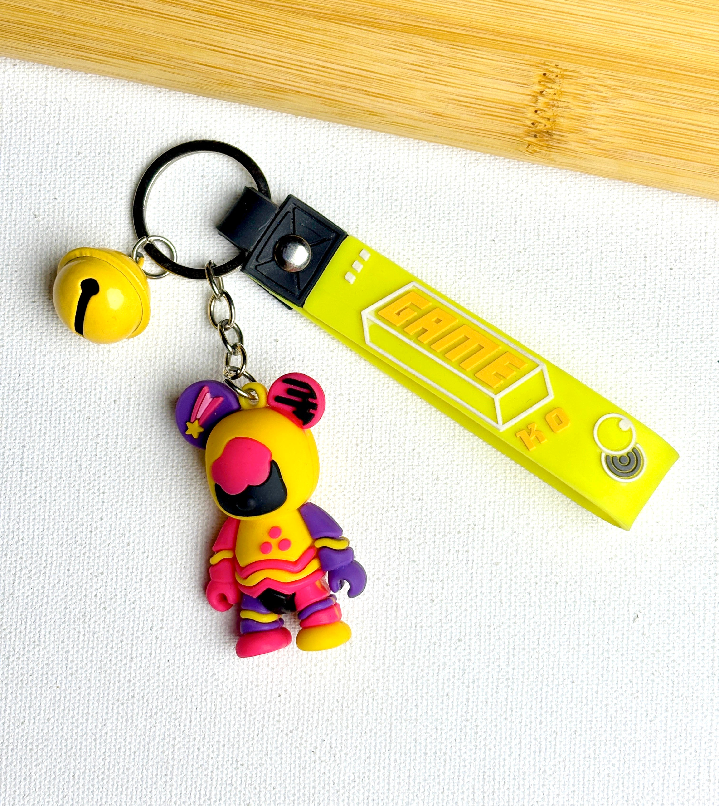 SPACE BEAR KEYCHAIN