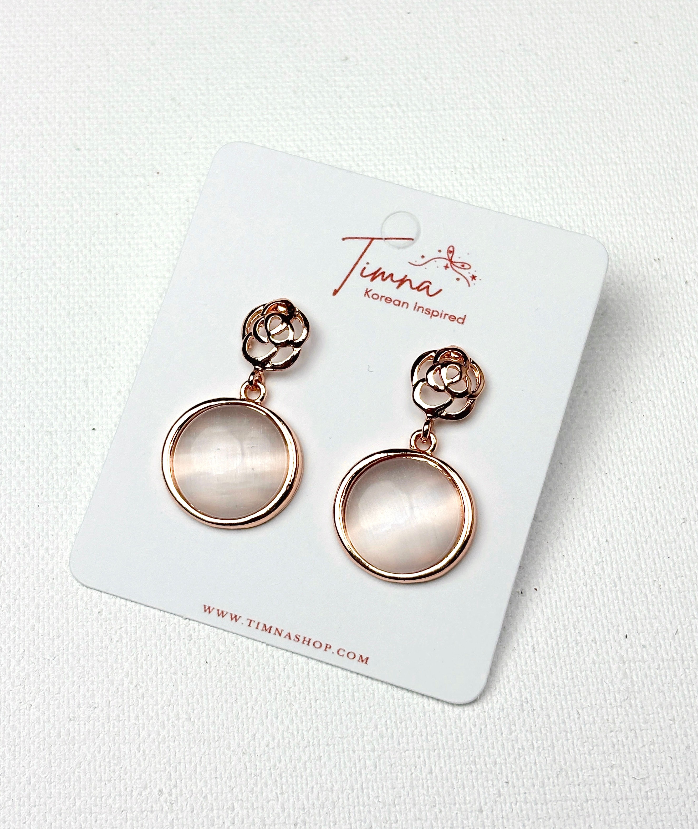 MONALISA ROSE GOLD EARRINGS