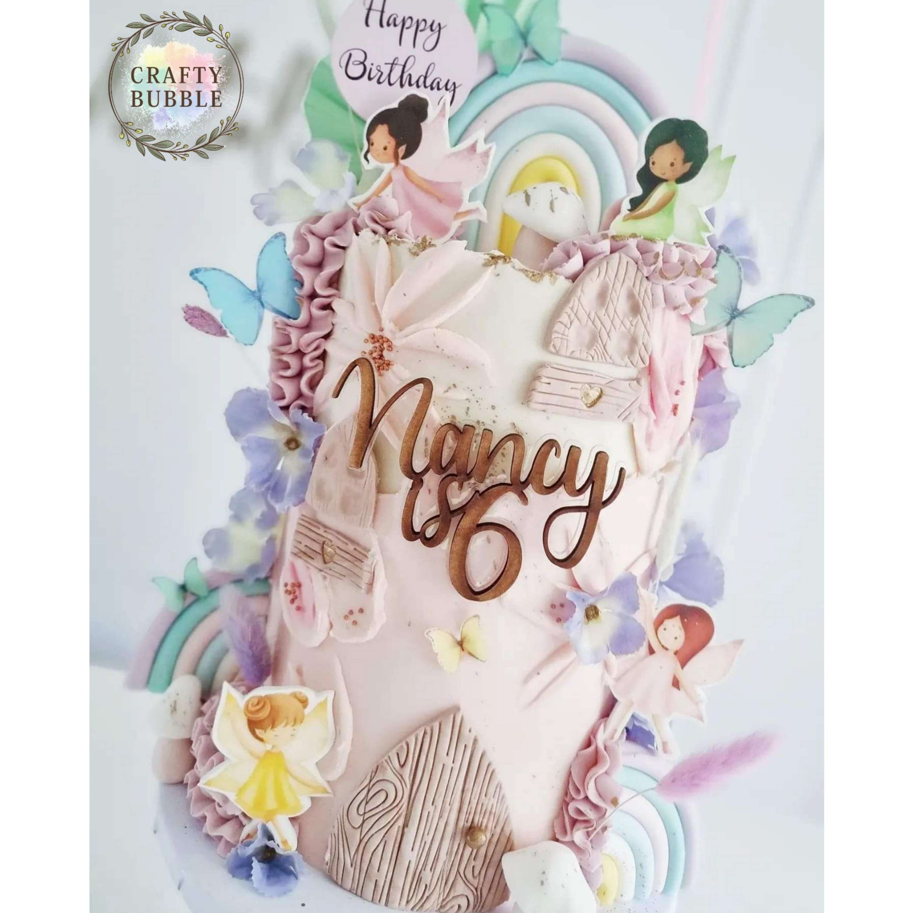 (NAME) IS (AGE) PERSONALISED CAKE CHARM
