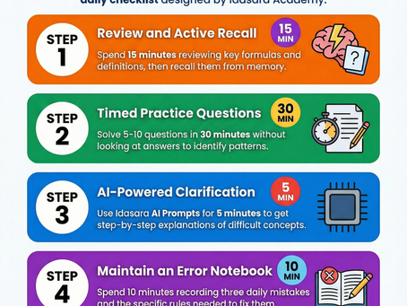 60 Minute Daily Exam success Routine