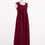 Thumbnail: Deep Red Chiffon Laced Dress