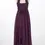 Thumbnail: Aubergine Long Halter Neck Prom Dress
