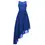 Thumbnail: Royal Blue Slanted Chiffon