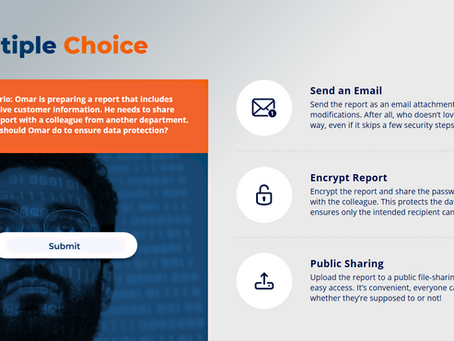 Animating Engaging Quiz Questions in Storyline