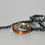 Miniature : Bague en argent et bois avec incrustation fil d'argent