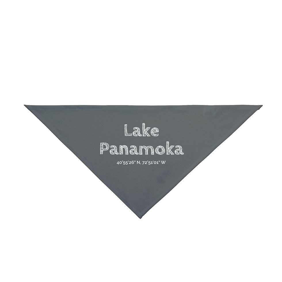 Thumbnail: Lake Panamoka Coordinates - Pet Bandana