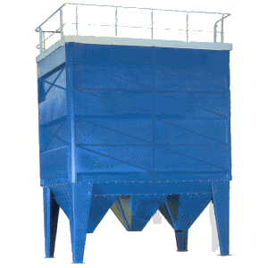 Reverse Jet Filtration Tubular Bag with Pulse Jet Cleaning System