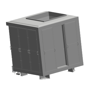 Evaporative Cooler with water pump and top discharge