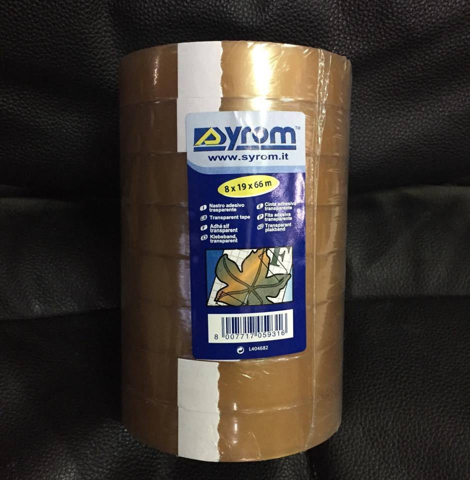Syrom. Nastro adesivo trasparente 8X19X66 pz 1