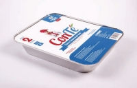 Icont Contenitore in alluminio + Cop. 8 porzioni 2 pz