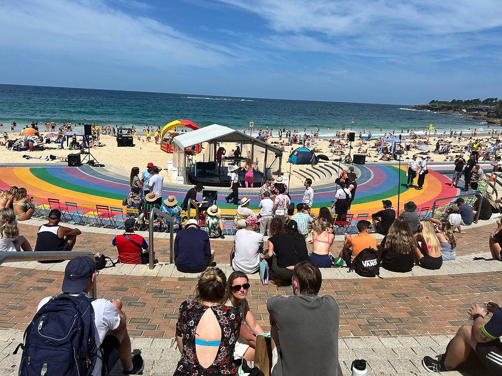 Mardi Gras Pride celebration in Coogee