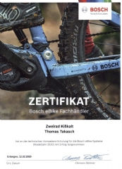 Zertifikat Thomas Takasch