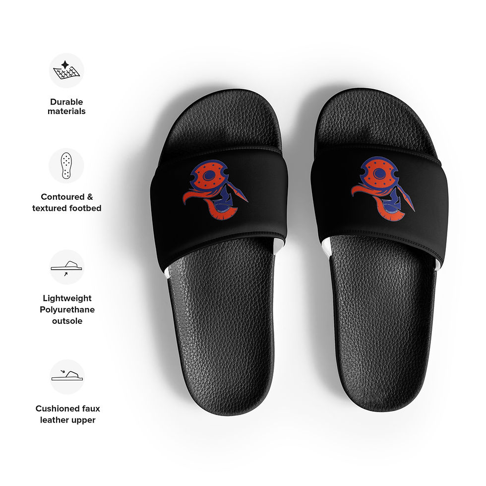Thumbnail: JI Lil Trojans Women's slides- Black