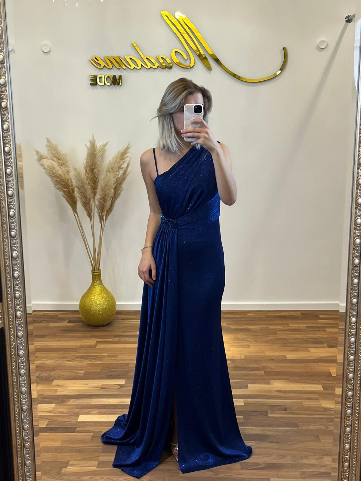 Tüllkleid Dunkelblau