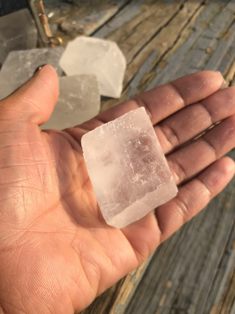Thumbnail: White Calcite Cube
