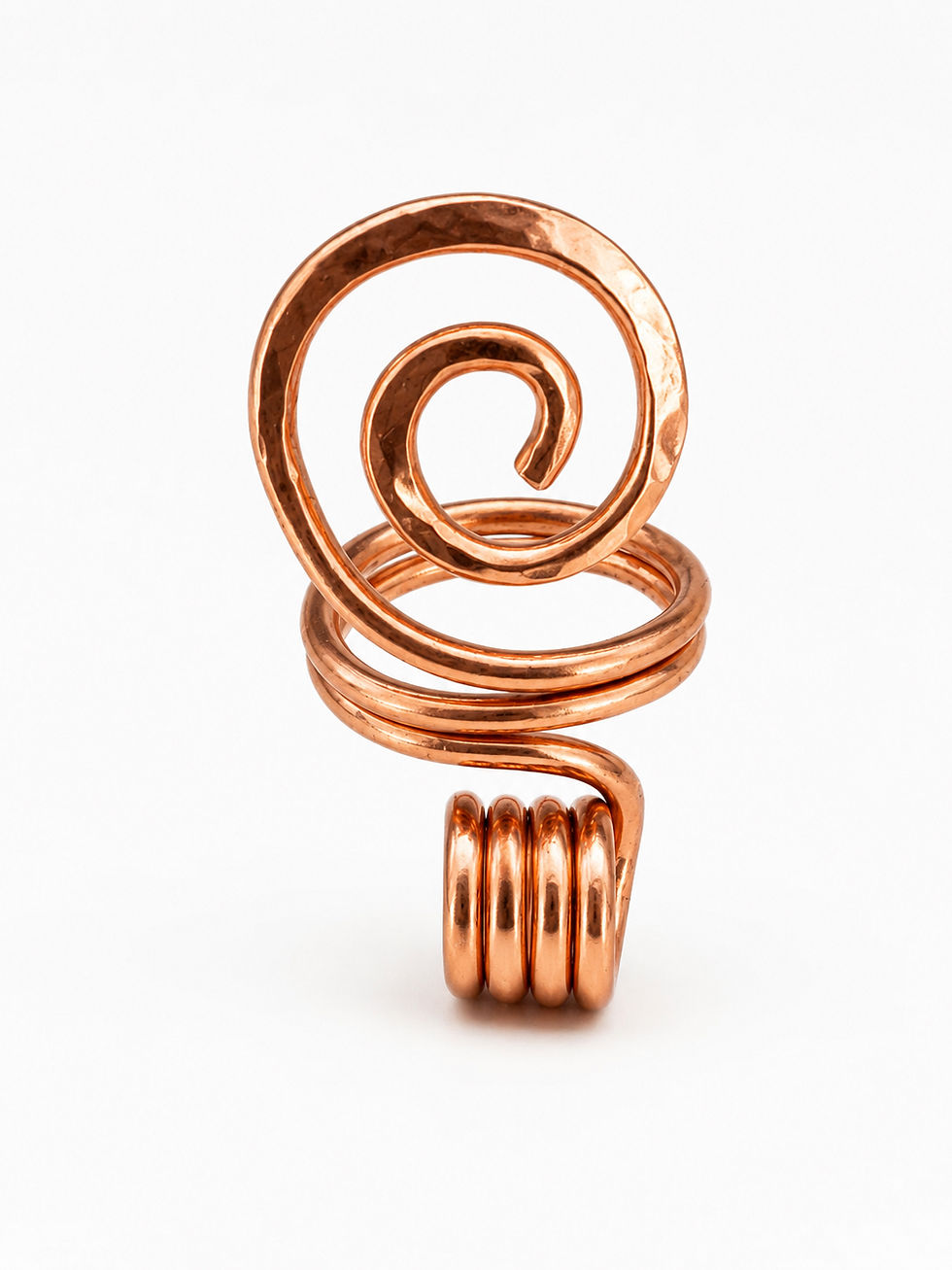 Thumbnail: Copper Spiral Ring
