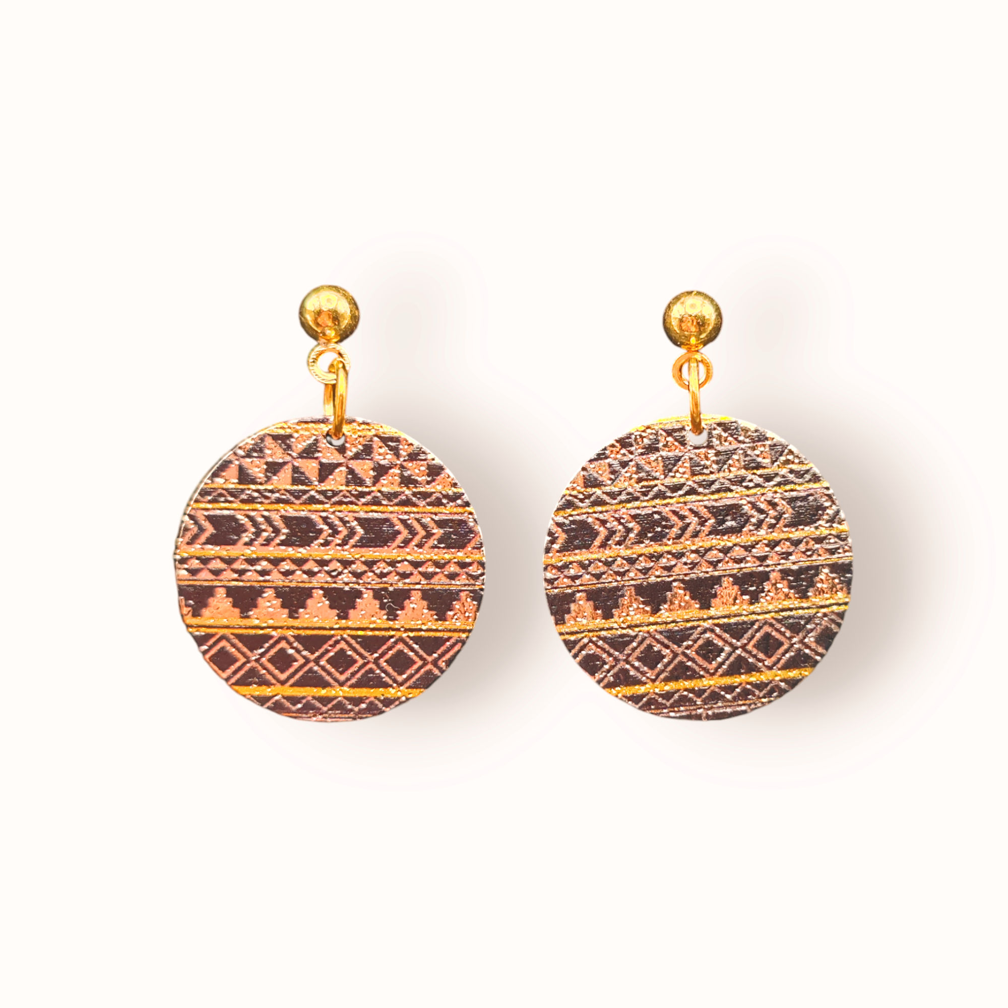 Boucles d' oreilles #0001 Jaune