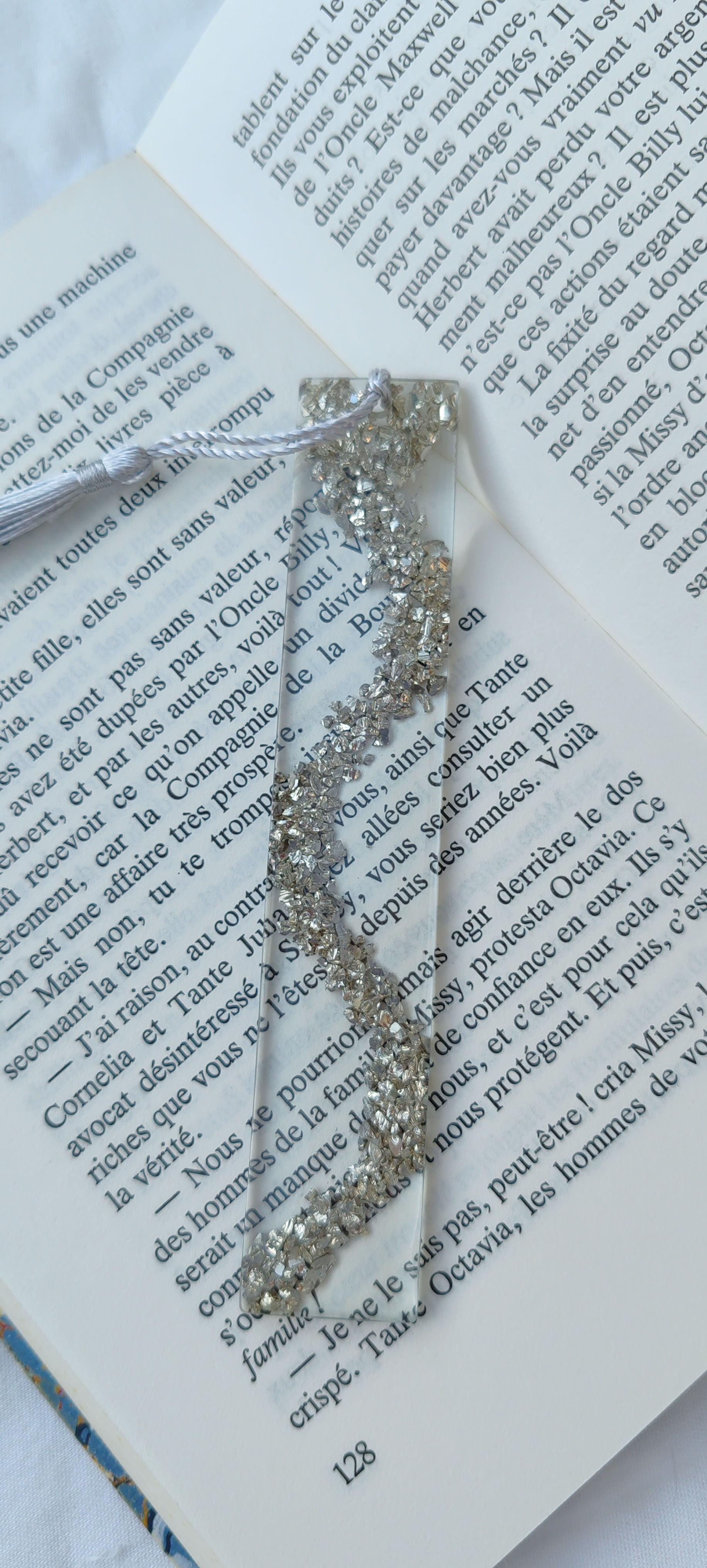 Marque page Argent