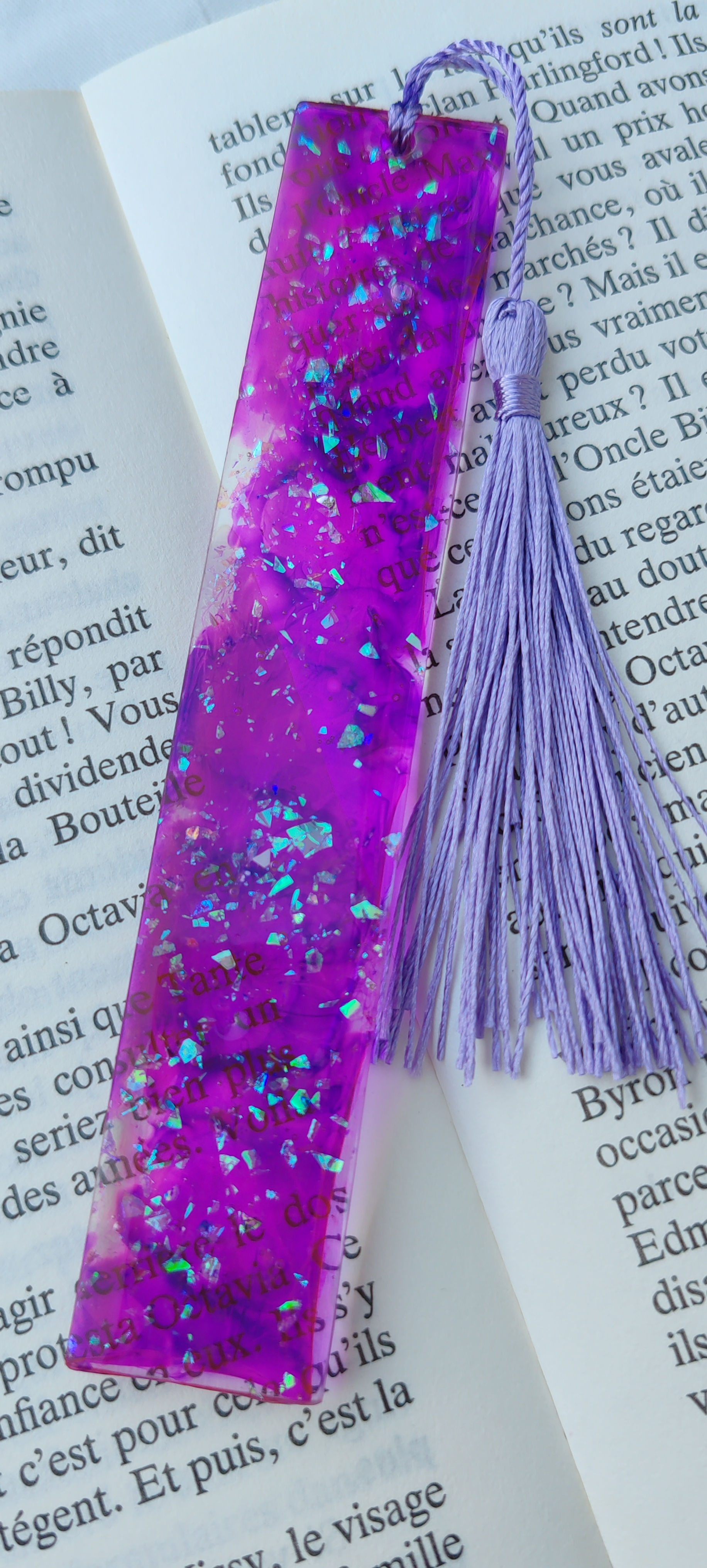 Marque page Violet