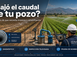 Limpieza de pozos profundos: cómo recuperar caudal, reducir sedimentos y prolongar la vida útil del pozo