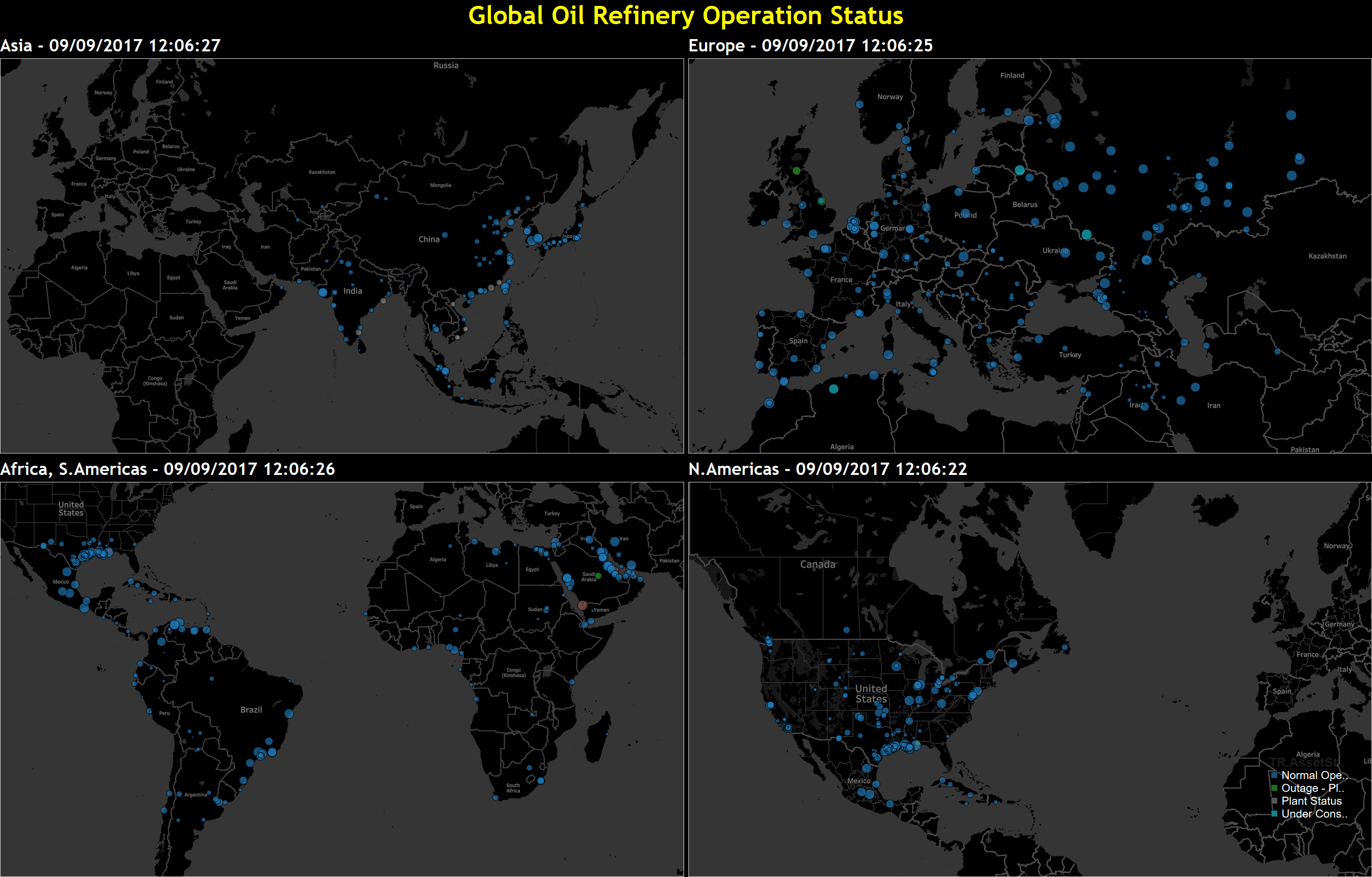 Global Refinery Status Monitor