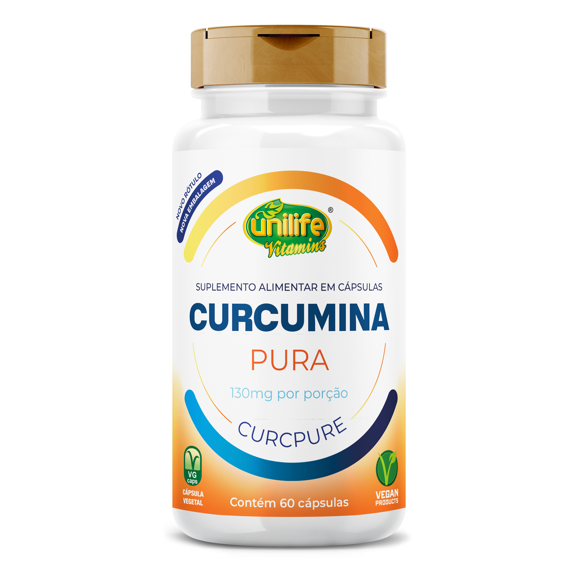 Curcumina Pura em cápsulas 450 mg | Unilife