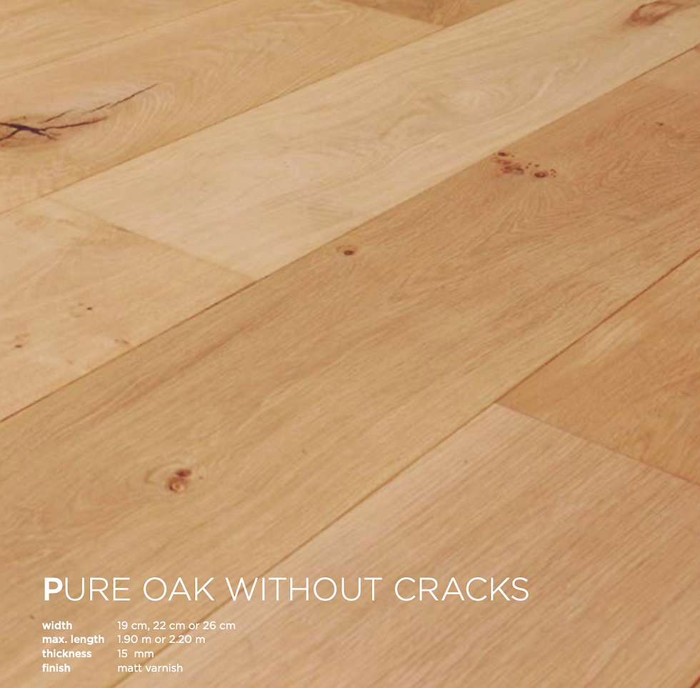 Pure Oak Without Cracks