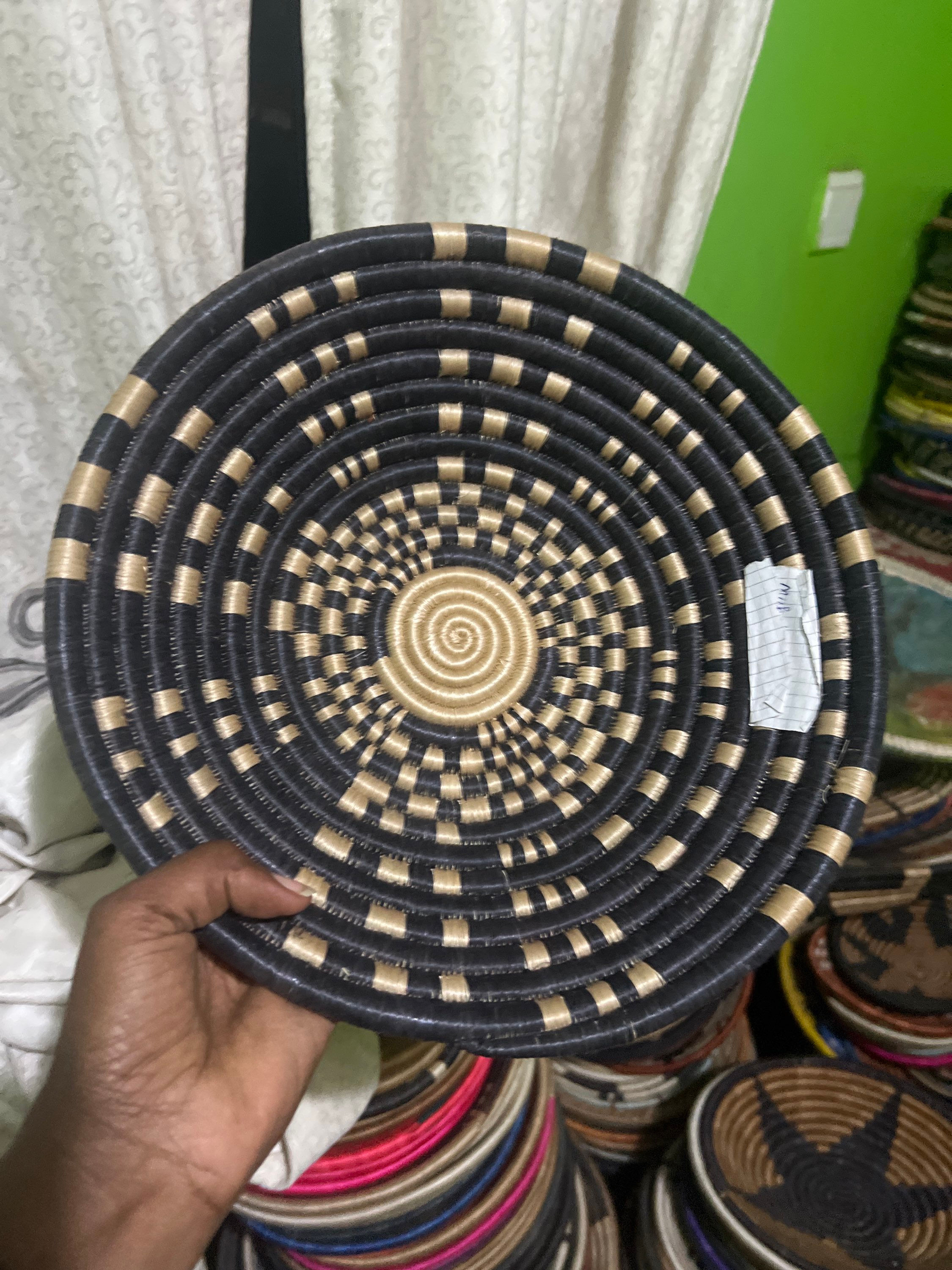  Wall decoration baskets, Rwanda baskets, handmade wall baskets