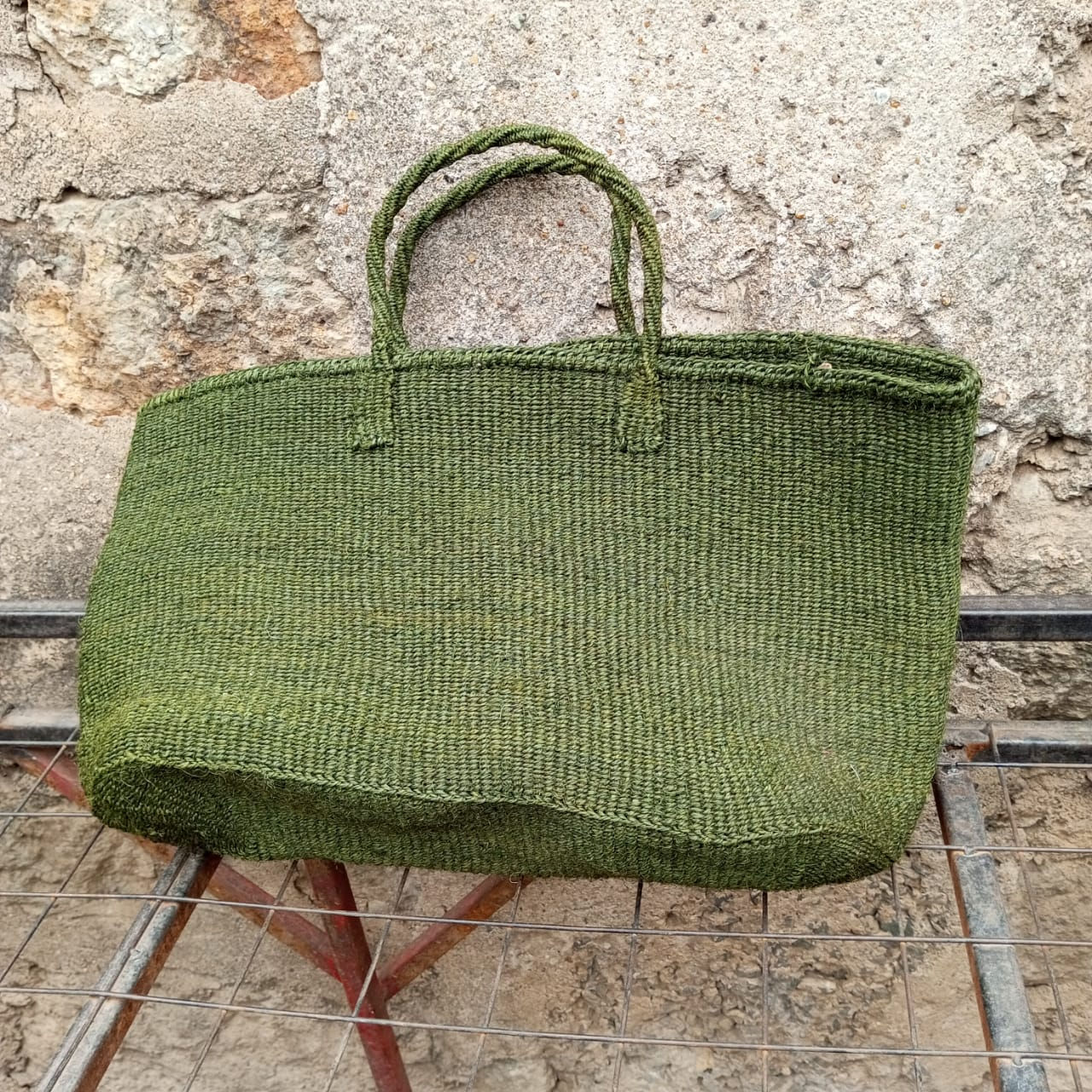 Oval base handbag, Kiondo bag, shopping bag