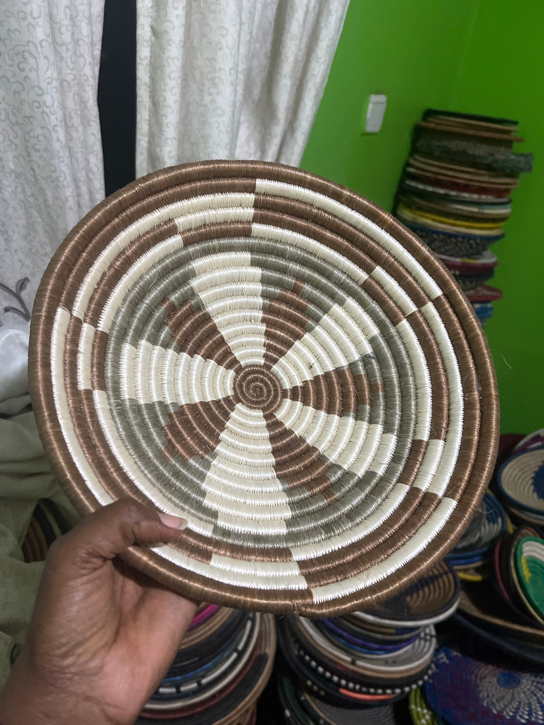   Wall decoration baskets, Rwanda baskets, handmade wall baskets