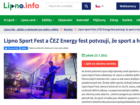 Lipno Sport Fest a ČEZ Energy fest potvzují, že sport a hudba spolu ladí