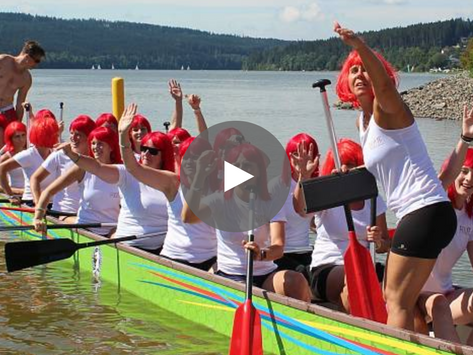 VIDEO: Dračí lodě udělaly ukázkovým fair play tečku za Lipno Sport Festem