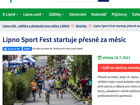Lipno Sport Fest startuje přesně za měsíc