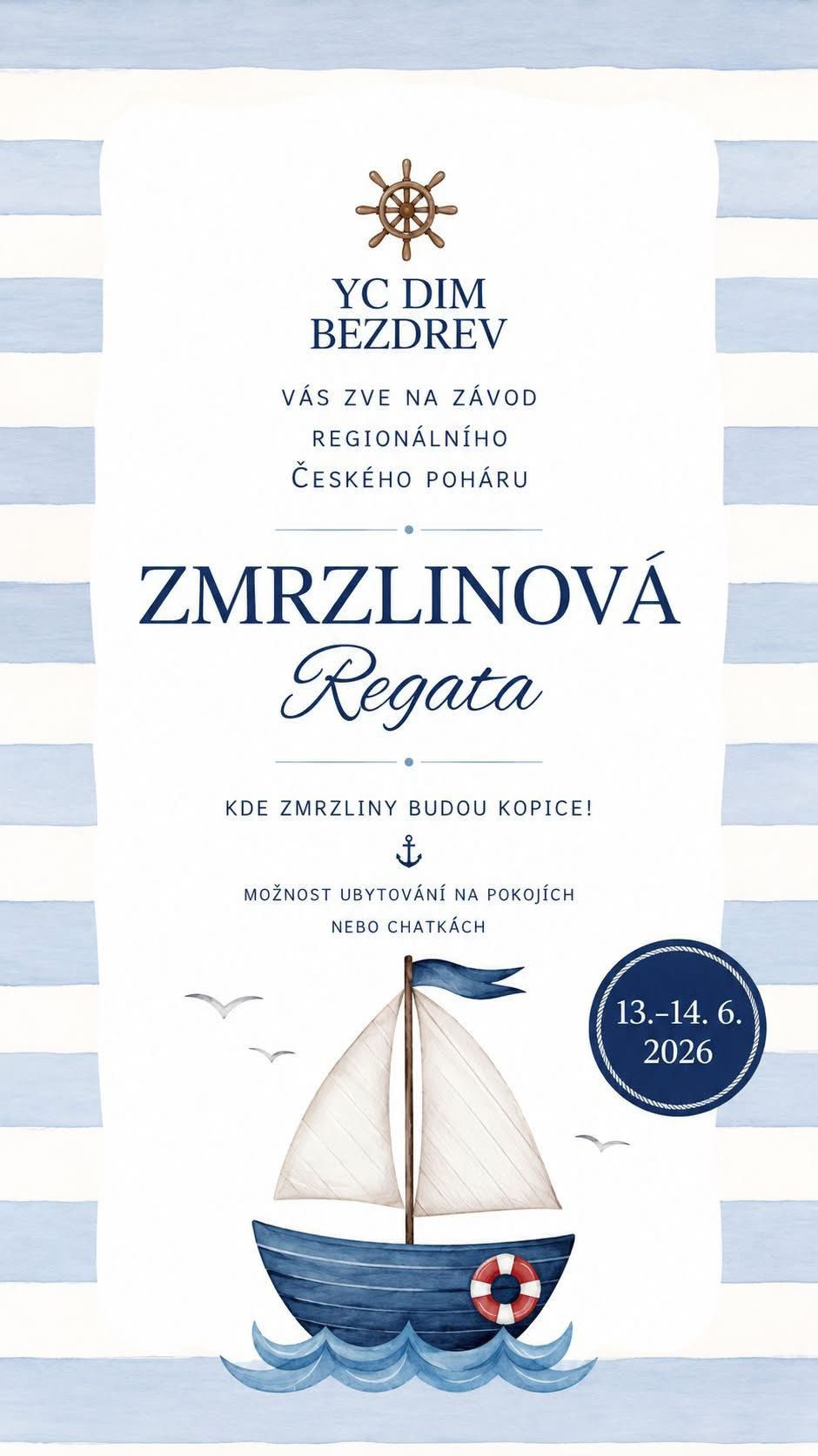 Zmrzlinová regata se blíží!