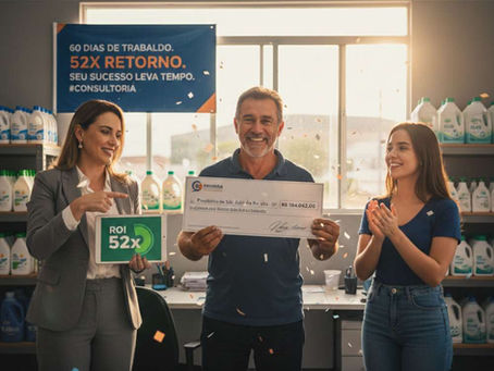 Como uma Distribuidora de Produtos de Limpeza Conquistou R$ 184.062 em Licitações em Apenas 60 Dias (ROI de 52x)