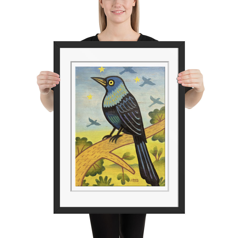 Framed Print w/faux matte