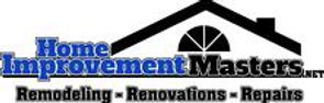 Home Improvement Masters Logo Remodeling and Renovations-Black and Royal Blue-Rooftop